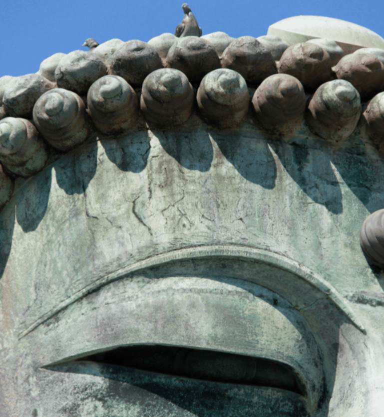 Buddha of Kamakura detail