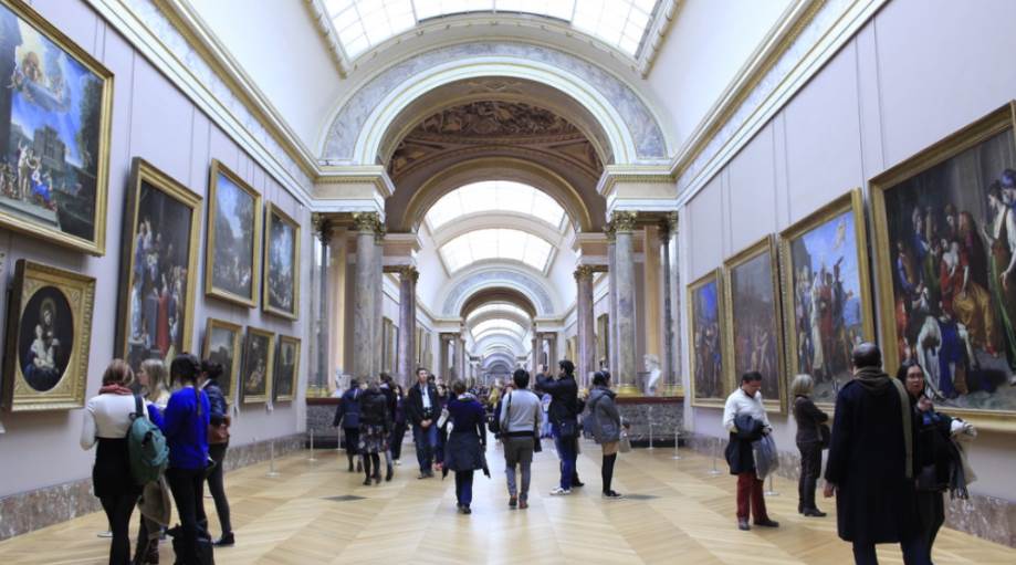 Louvre museum interior