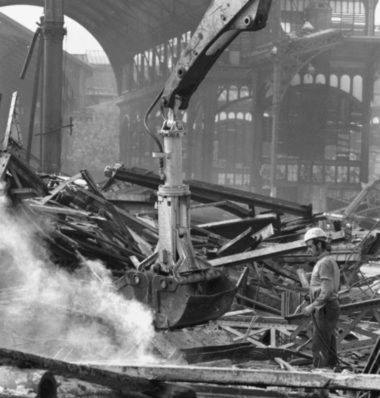 Destruction of Les Halles