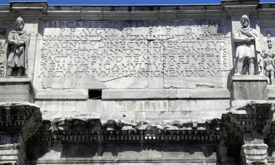 Inscription on the Arch of Constantine