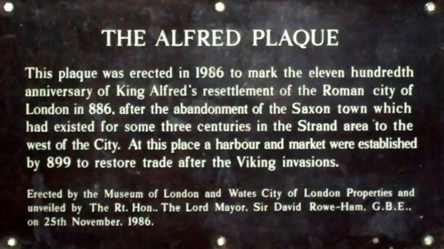 King Alfred london bridge