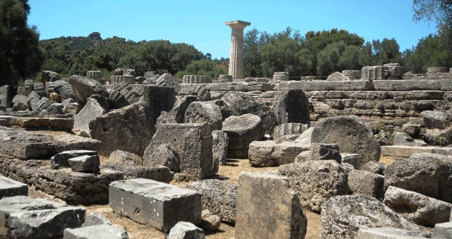 Temple of zeus remains