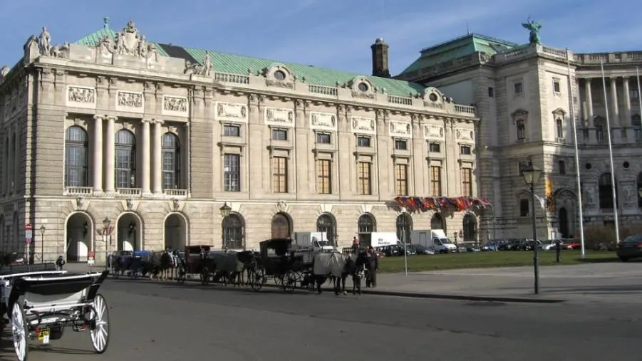 Part of the Hofburg Palace, the Redoute Wing