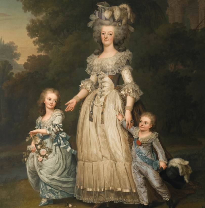 Marie Antoinette and her 2 oldest children