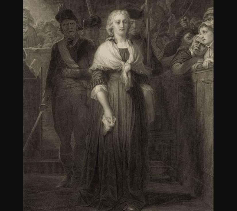 Marie Antoinette during her trial