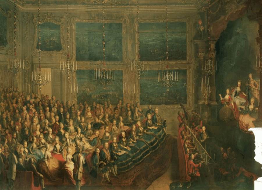 Opera performed by Marie Antoinette and her siblings at the court in 1765