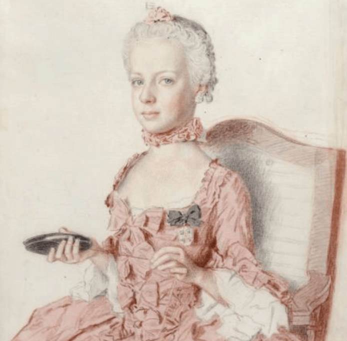 Young Marie Antoinette at age 6