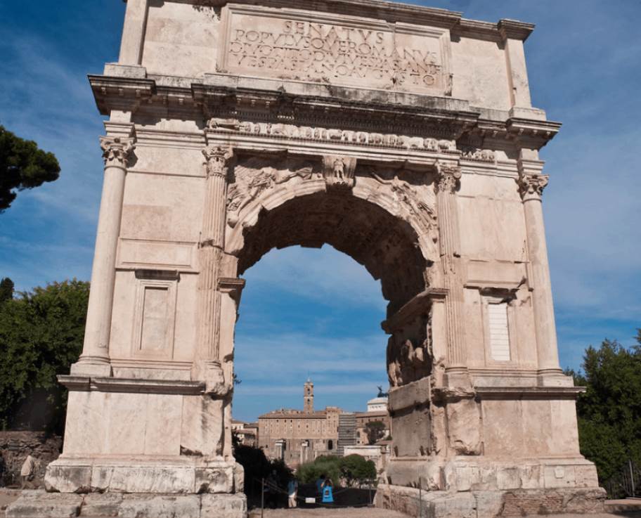 Arch of titus location