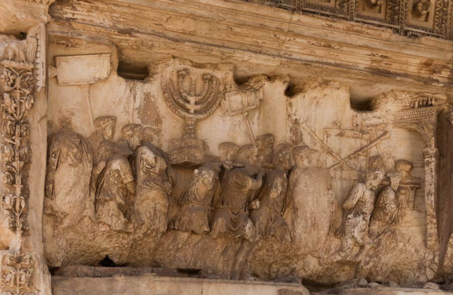 Arch of titus relief