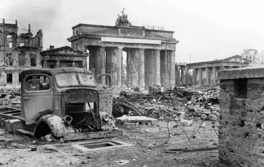 Brandenburg Gate after World War II