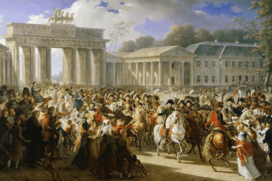 entry of Napoleon I in Berlin in 1806