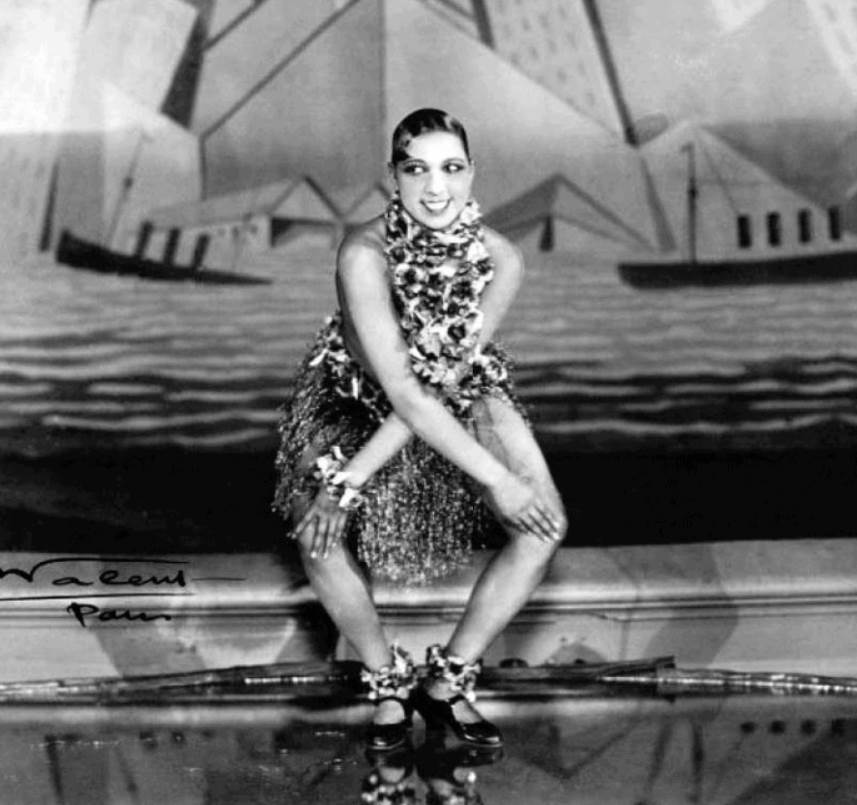 Josephine Baker dancing the Charleston at the Folies-Bergère, Paris