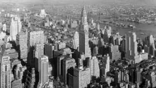 The Chrysler Building was built at the end of the Roaring Twenties