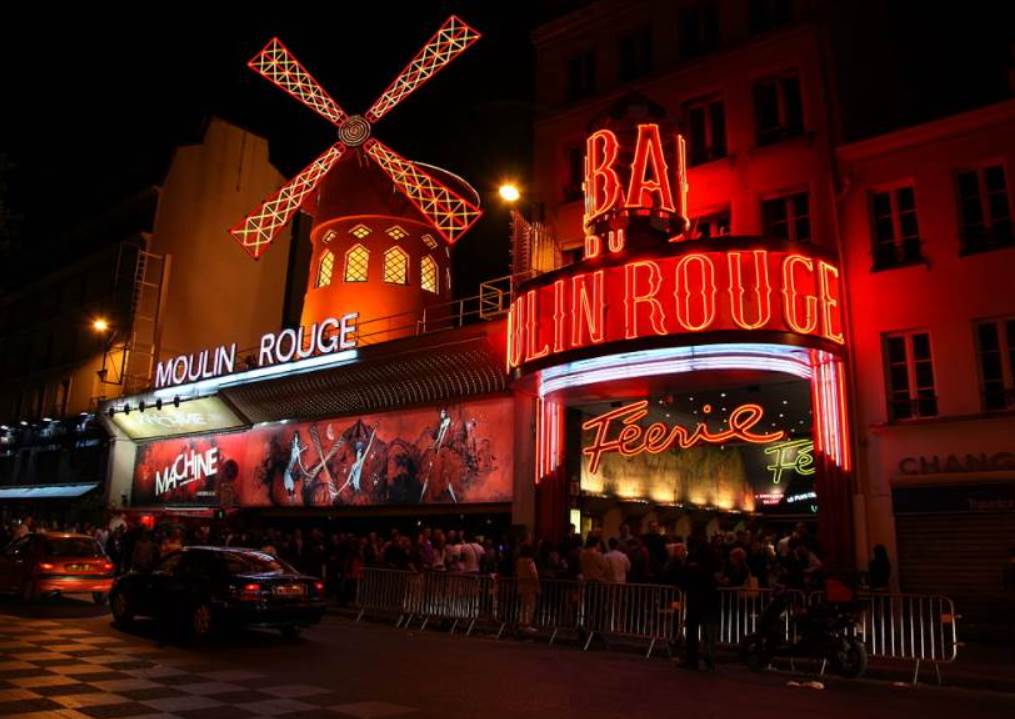 Moulin Rouge buildings in Paris