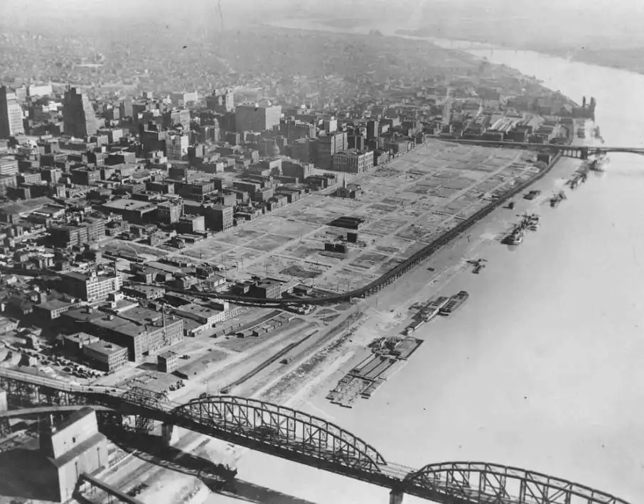 St. Louis Riverfront after the demolition