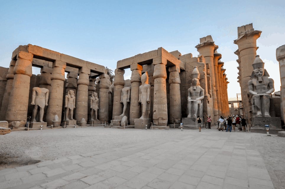 Luxor_temple architecture in Egypt