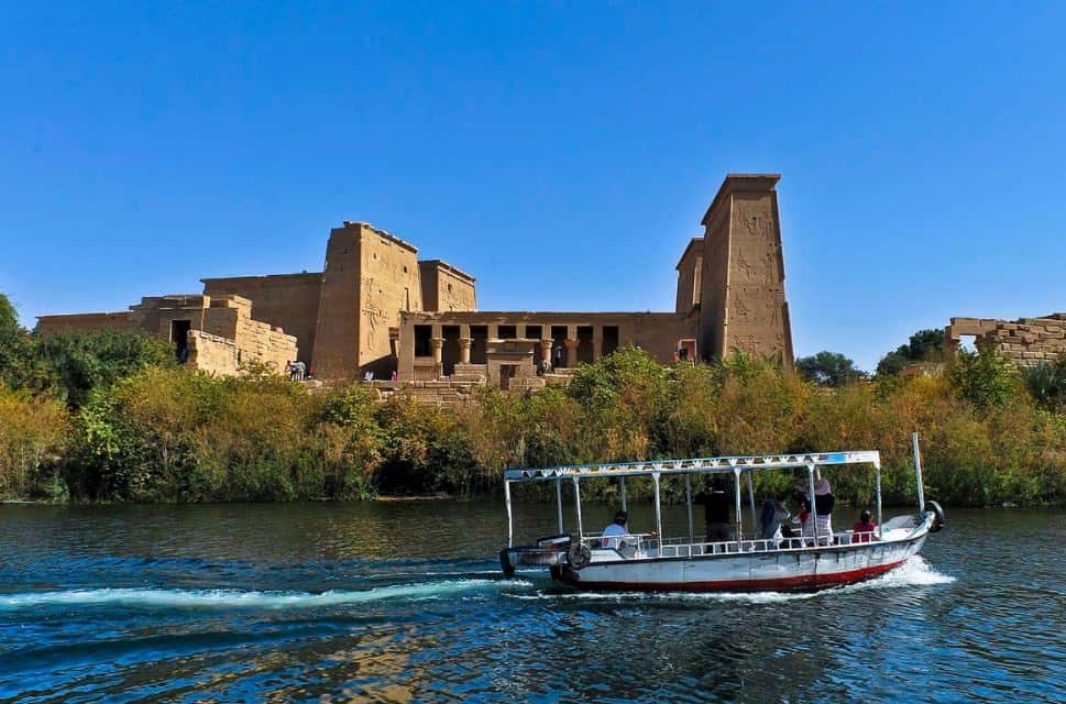 Philae famous buildings in Egypt