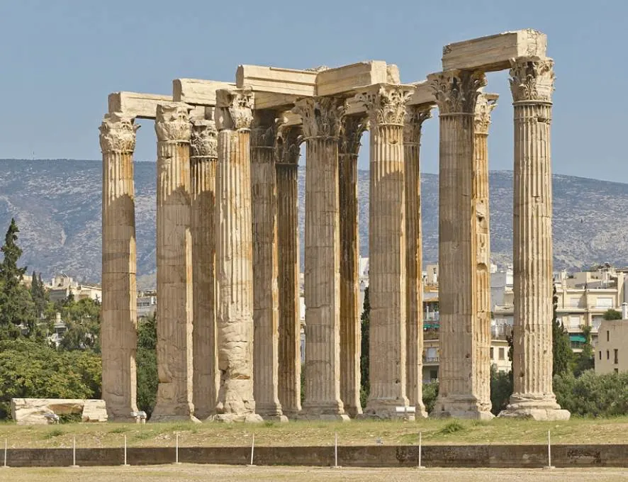 Ruins of the Olympian Temple of Zeus