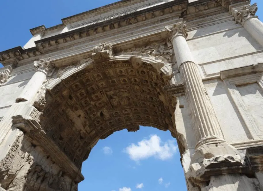Arch of septimius severus damage