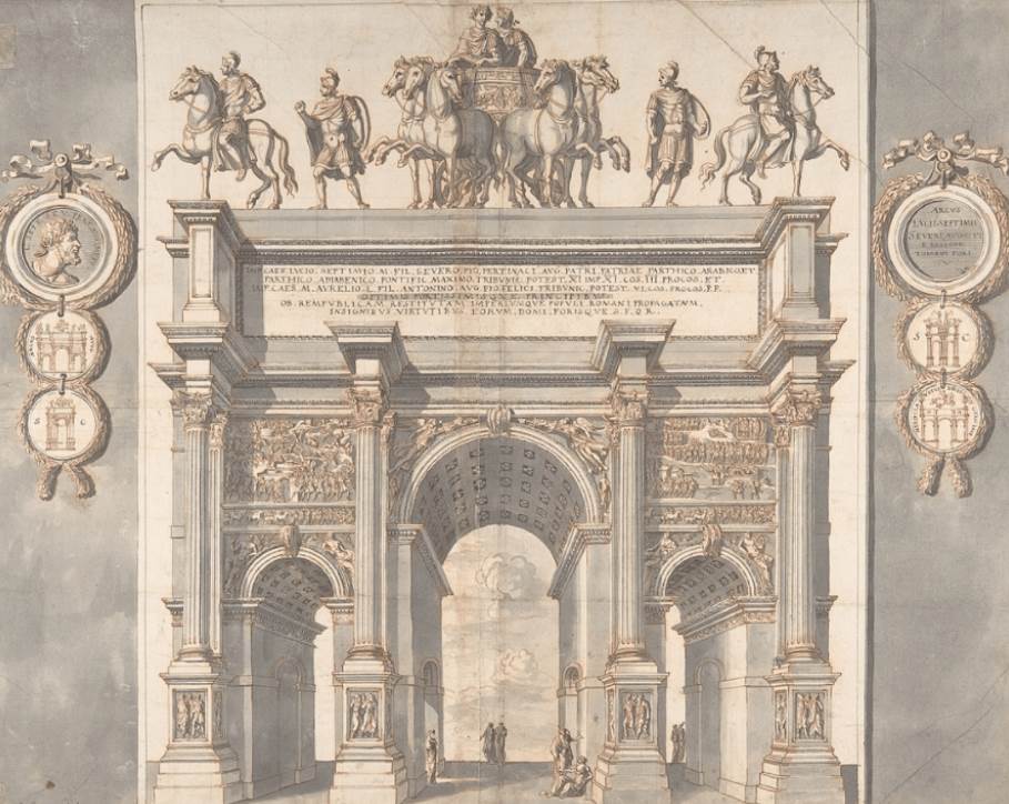 Arch of septimius severus reconstruction