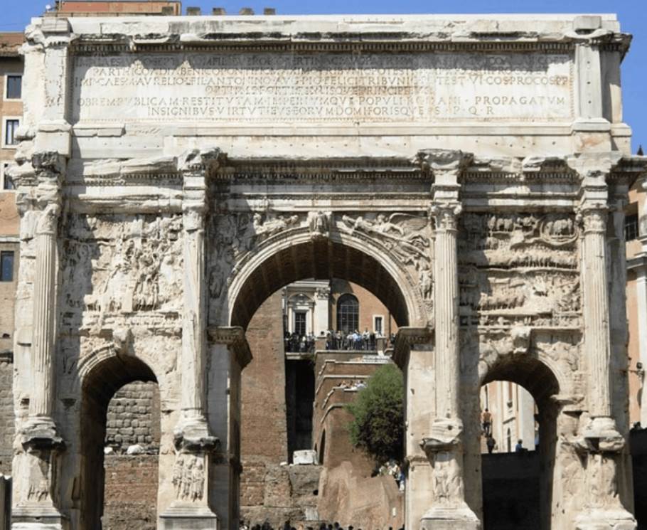 Arch of severus columns