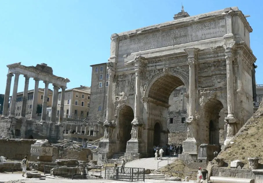 Arch of severus roman forum