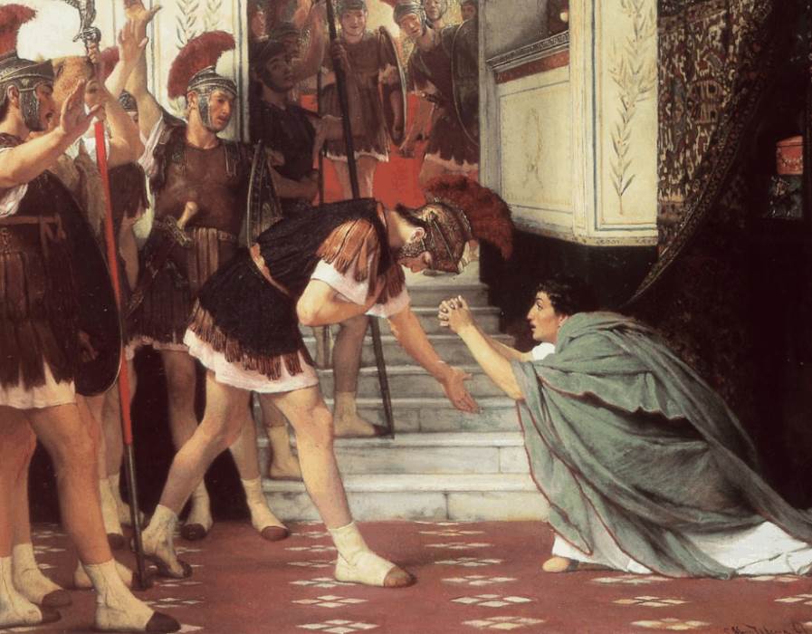Claudius proclaimed Emperor by the Praetorian Guard