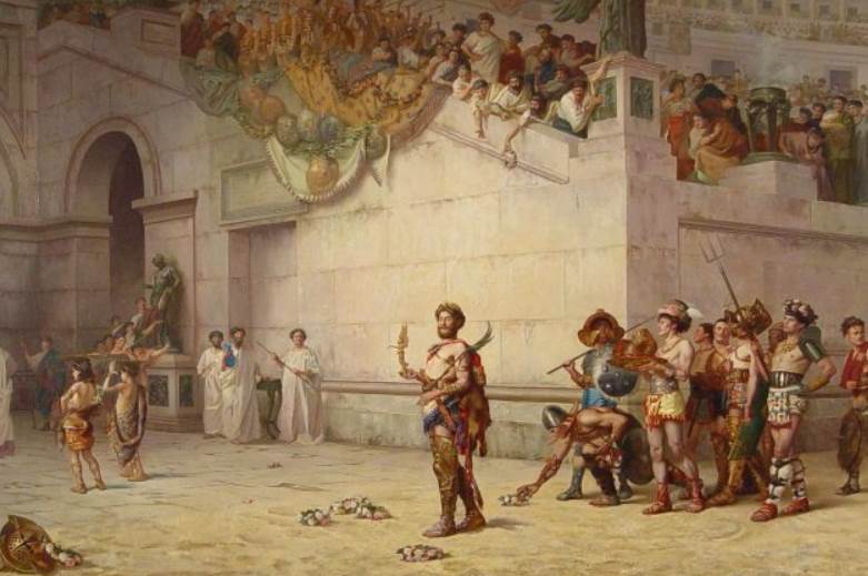 Commodus as a gladiator