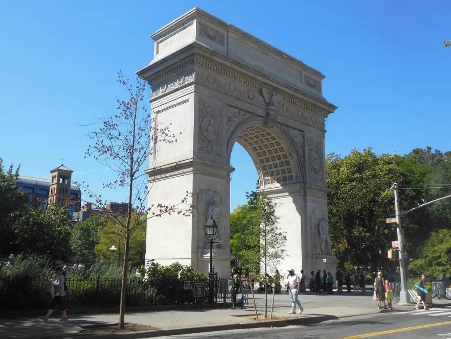 Washington Square arch facts