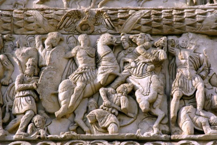 Galerius attacks Narseh