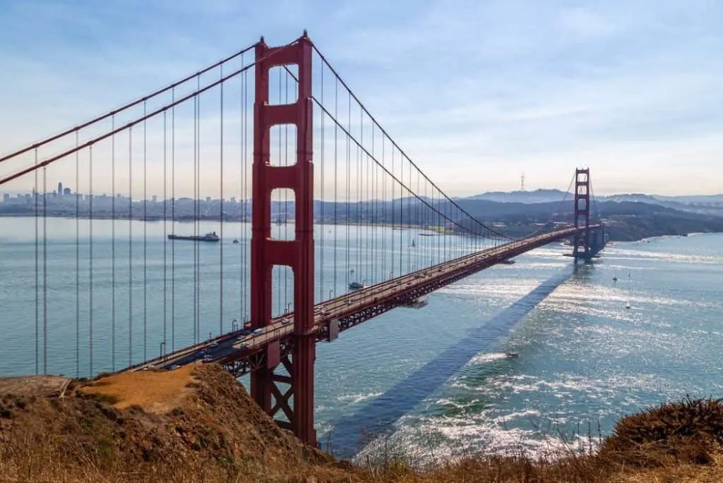 famous buildings in San Francisco Golden-Gate-Bridge
