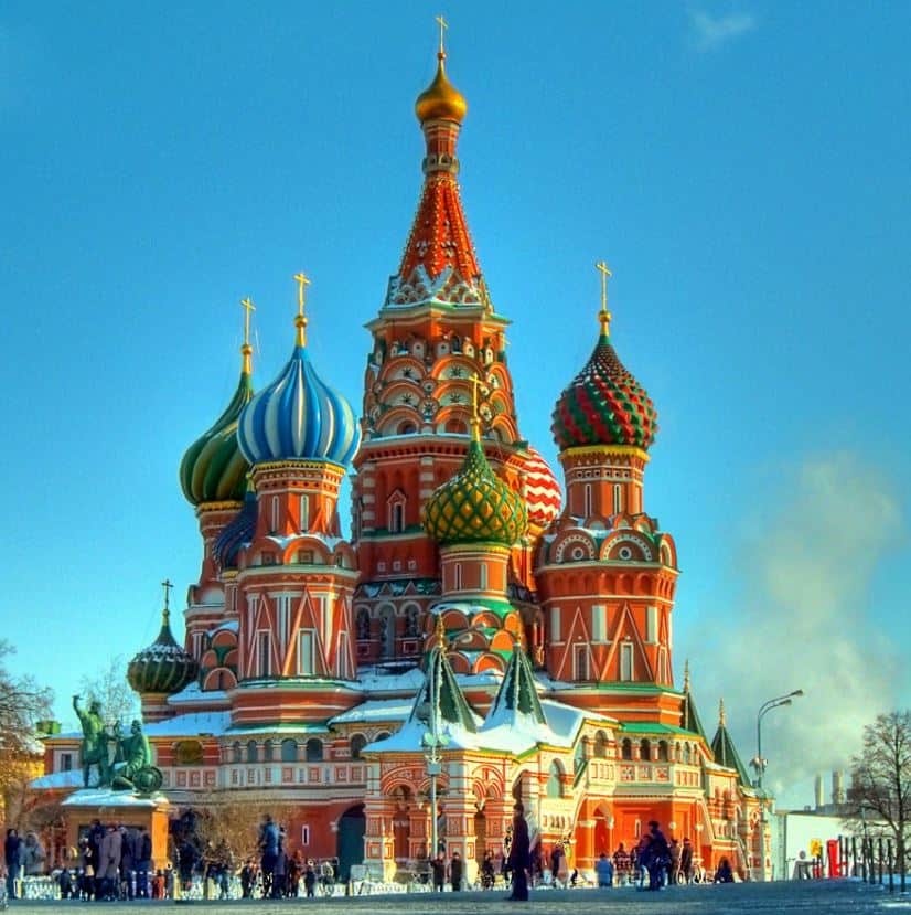 Most famous Buildings in Moscow saint-basils-cathedral