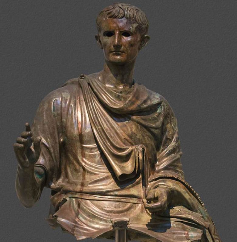 Bronze statue of Augustus