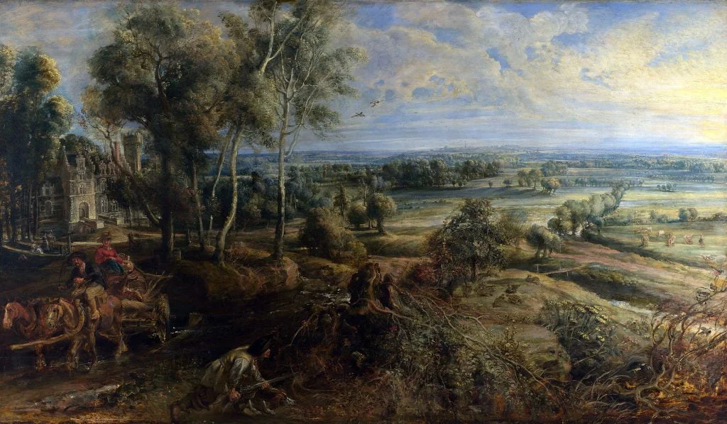A View of Het Steen in the Early Morning Rubens