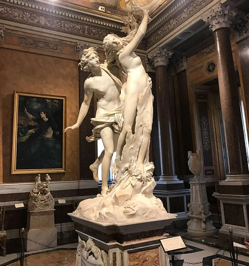 Apollo and Daphne at Galleria Borghese