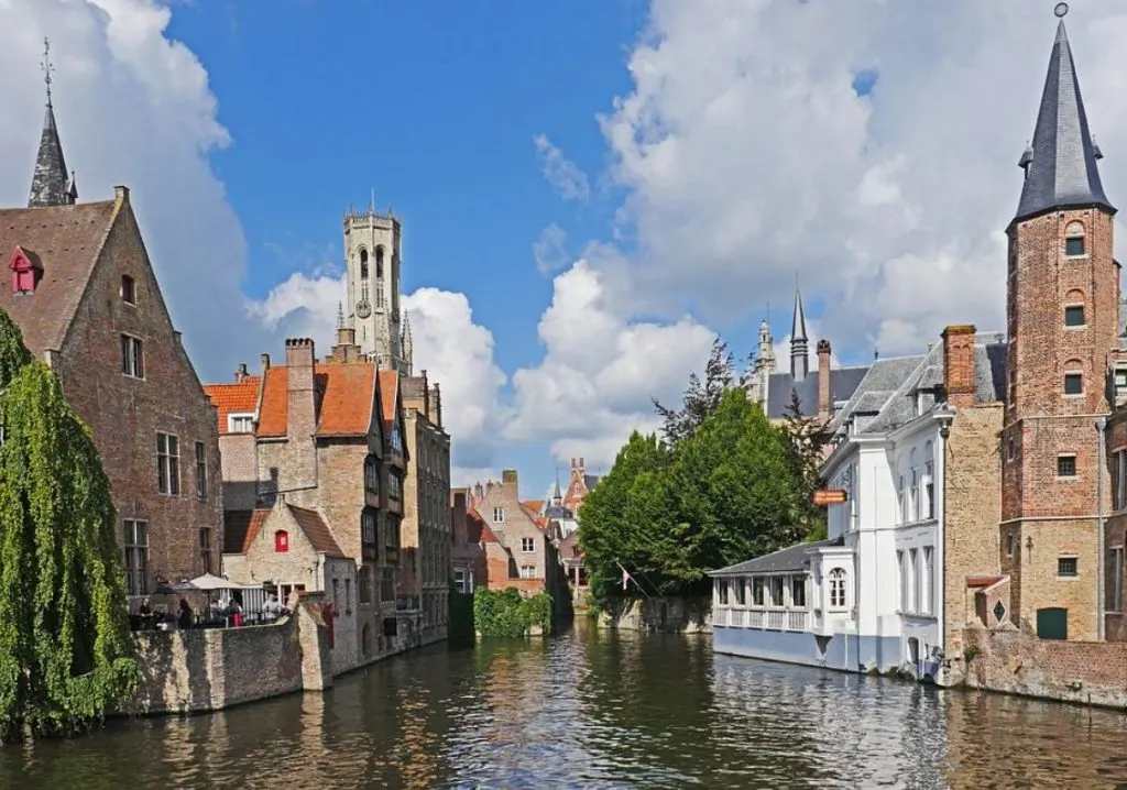 Bruges Architecture in Belgium