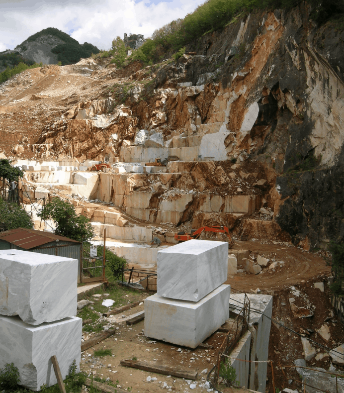 Carrara marble quarry