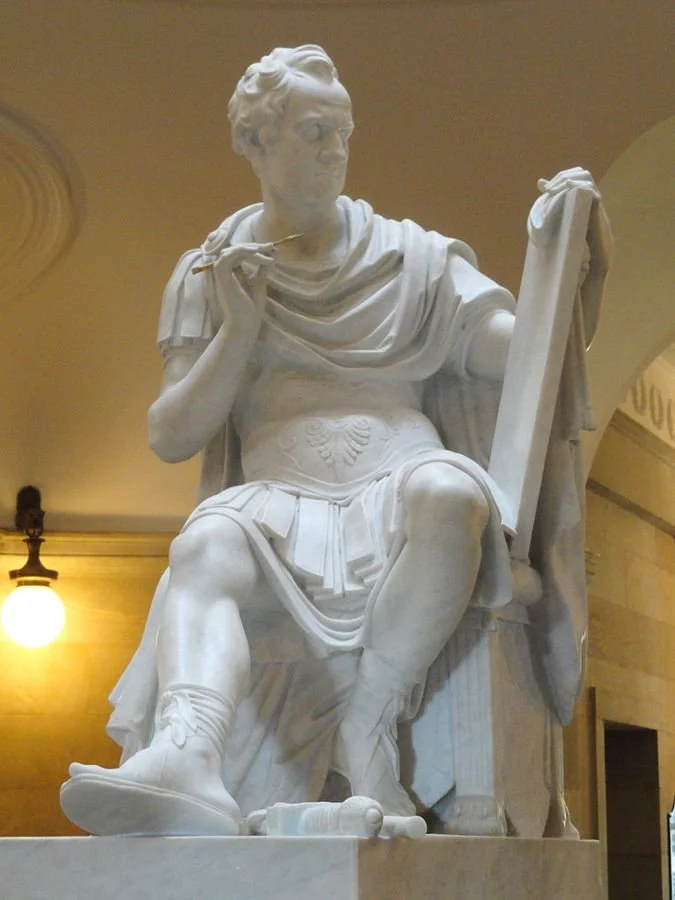 Copy of George Washington sculpture Antonio Canova