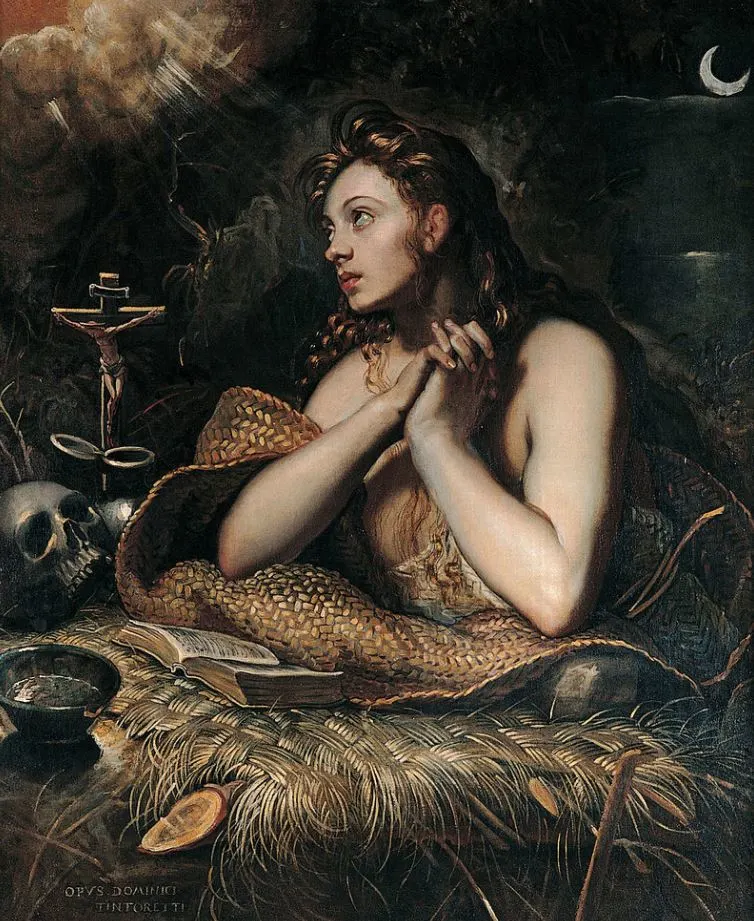 Domenico tintoretto penitant magdalene