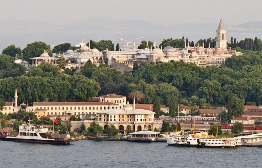 Famous buildings in Istanbul Topkapi Palace