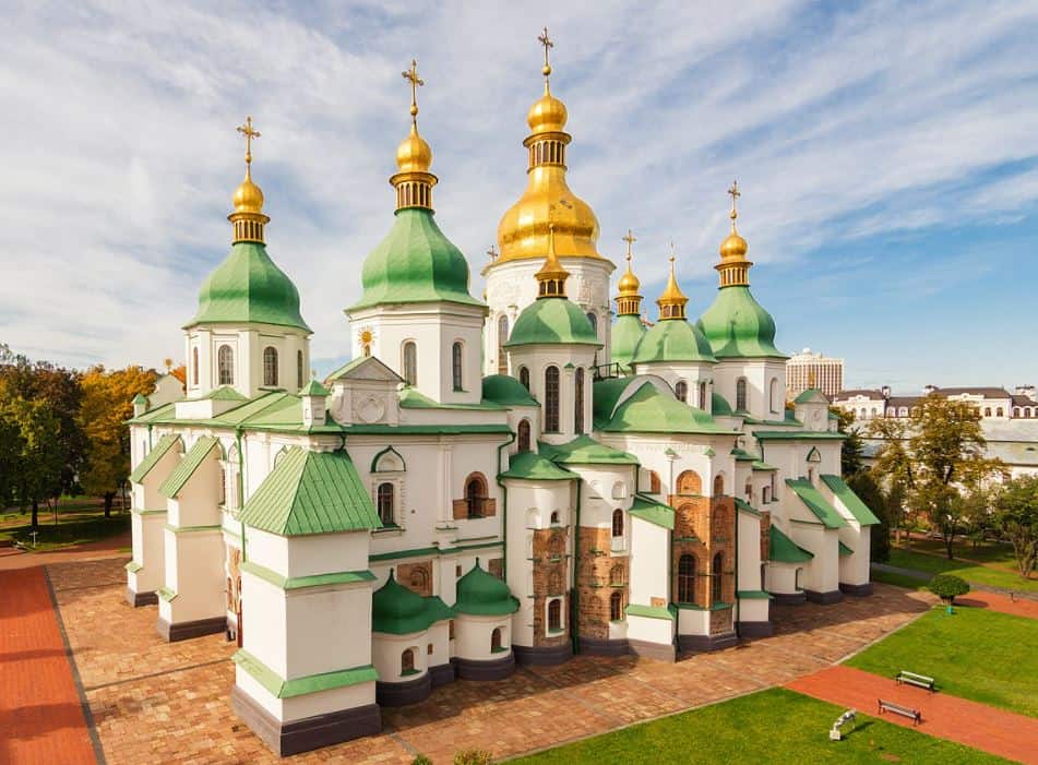 Famous buildings in Ukraine Sophia Cathedral