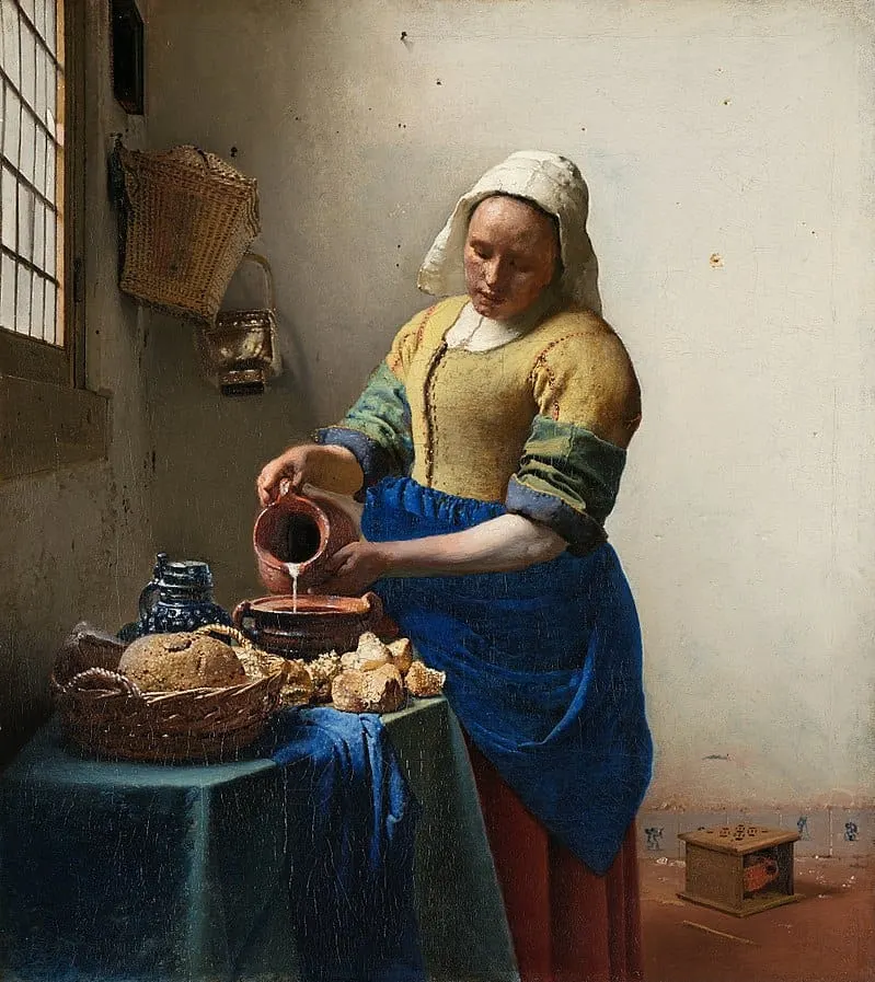 Interesting facts about the milkmaid by Johannes Vermeer