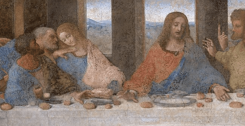 Judas reaches for bread
