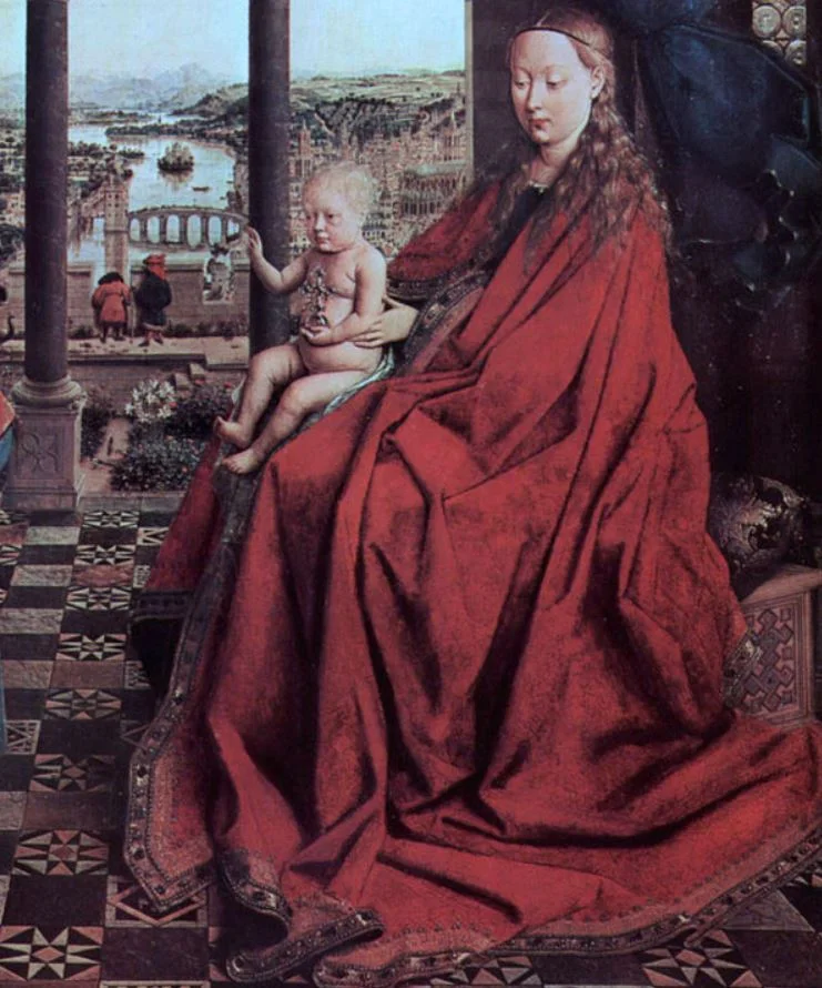Madonna and child throne of wisdom