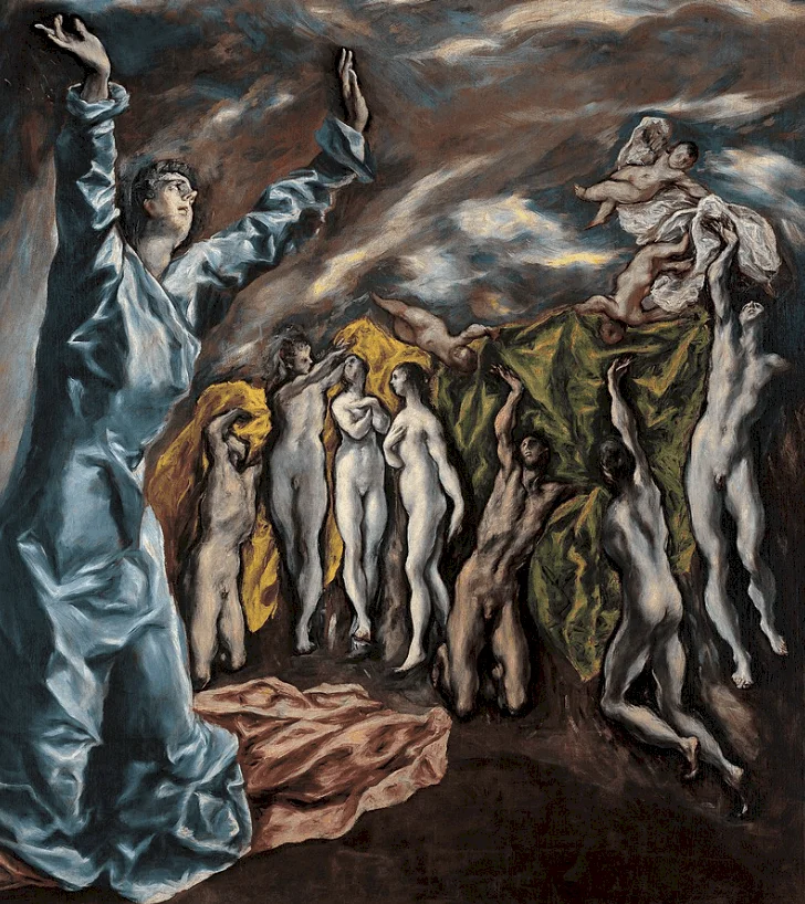 Opening of the fifth seal by el greco