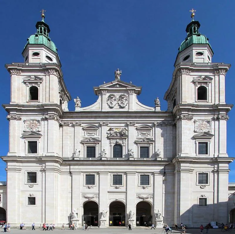 Salzburg Cathedral famous buildings in Austria