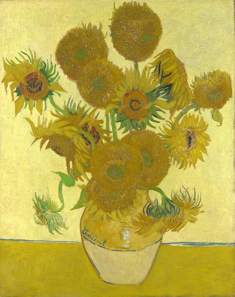 facts about Sunflowers by Vincent van Gogh