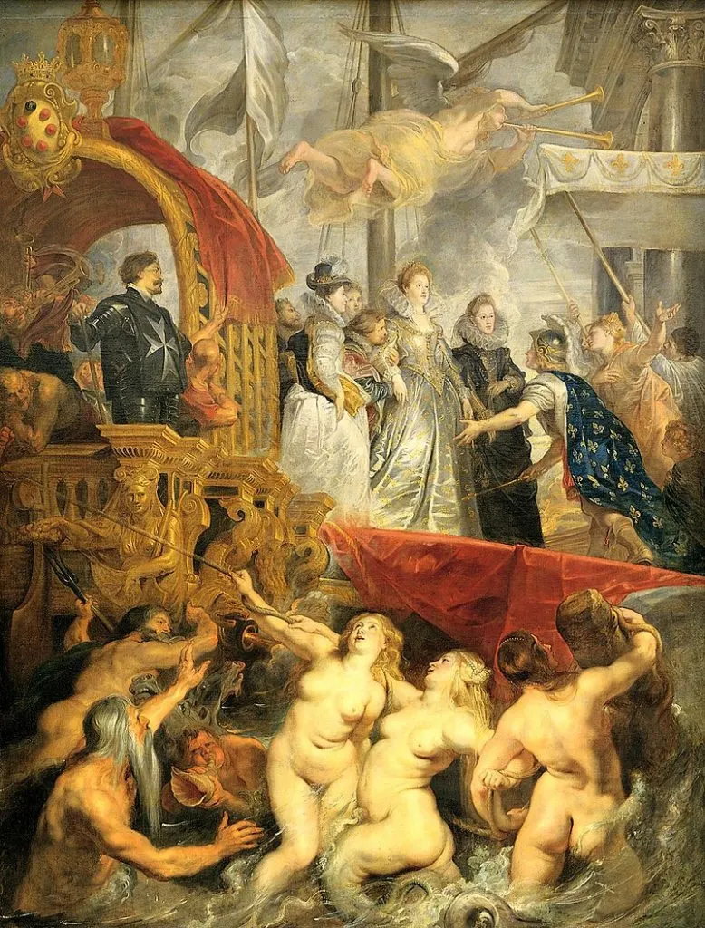 The Arrival of Marie de Medici at Marseille Rubens