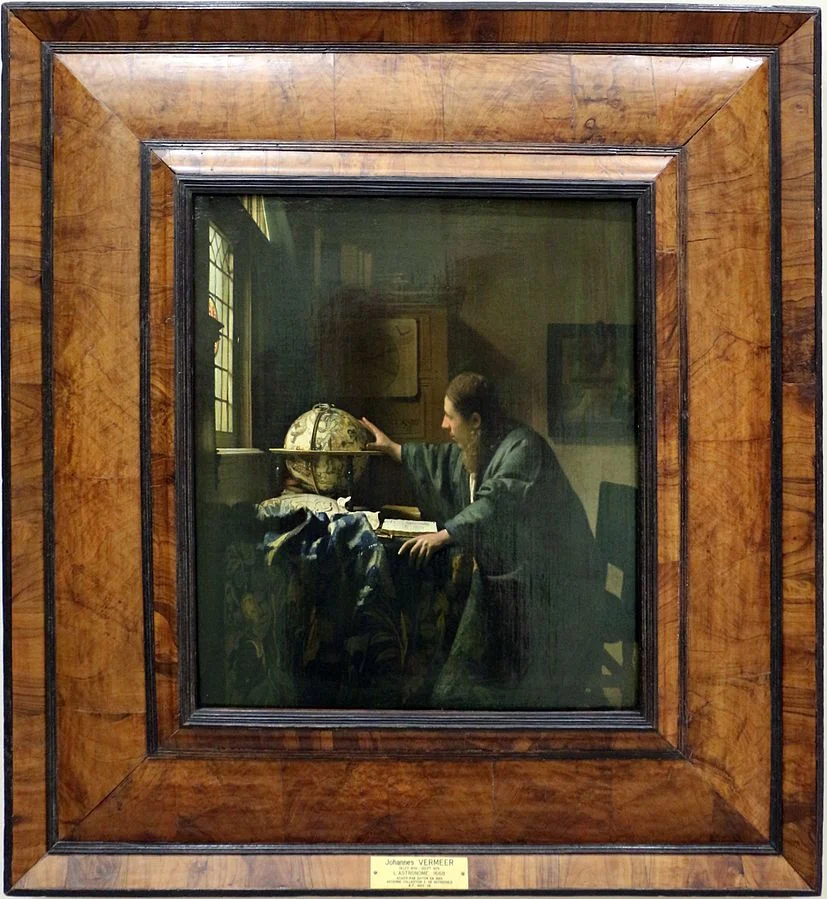 The Astronomer by Vermeer in the Louvre