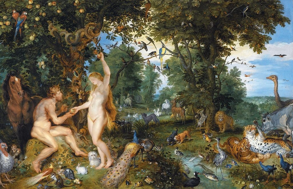 The Garden of Eden with the Fall of Man Rubens